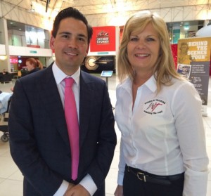 Ellen Voie and Simon Bridges, New Zealand Minister of Transport