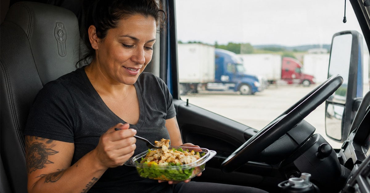 female-truck-driver-cab-healthy-meal-1200x628