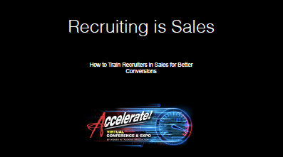 Recruiting is Sales