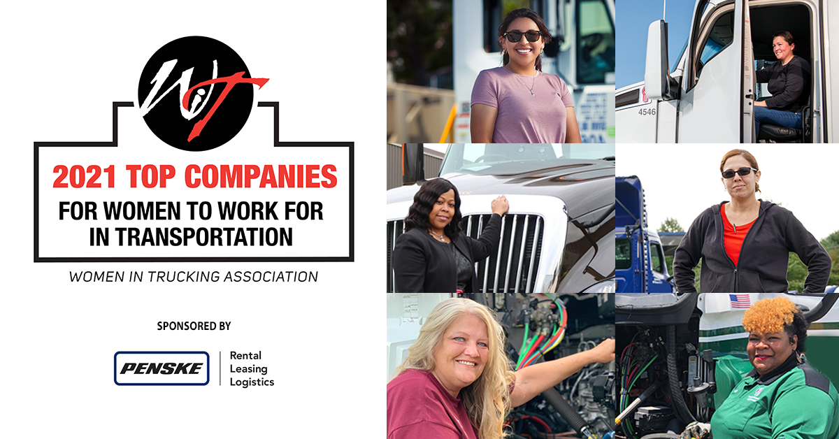 Women In Trucking Association Names 2021 Top Companies for Women to Work For in Transportation