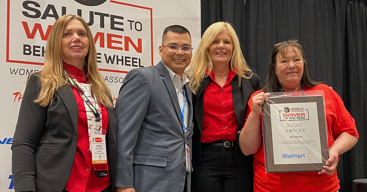 Women In Trucking Association Names Arnold as 2022 Driver of the Year