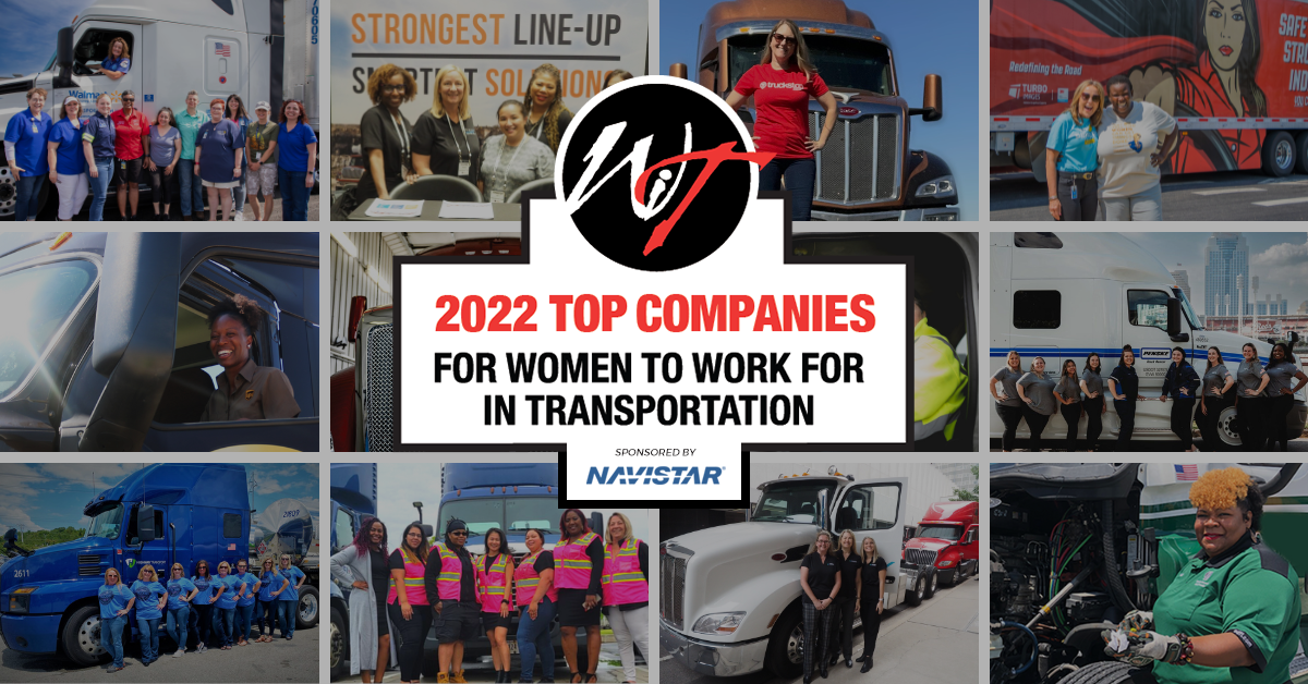 Women In Trucking Association Names 2022 Top Companies for Women to Work For in Transportation