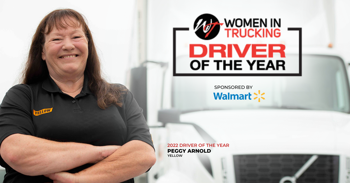 Call for Nominations: Women In Trucking 2023 Driver of the Year Award, Sponsored by Walmart