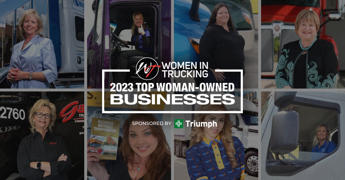 Women In Trucking Association Names 2023 Top Woman-Owned Businesses in Transportation