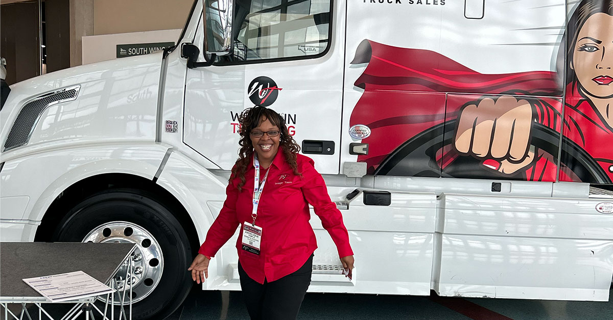 Women In Trucking Association Awards Truck to Female Owner-Operator