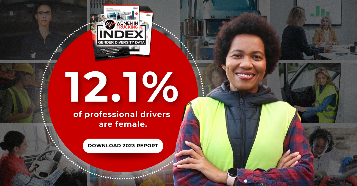 Women Comprise 12.1 Percent of Commercial Driver Workforce
