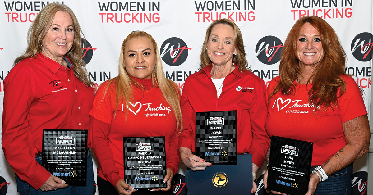 Brown Named Women In Trucking Association’s 2026 Driver of the Year