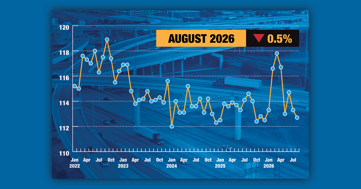 Truck Tonnage Fell 0.5% in August