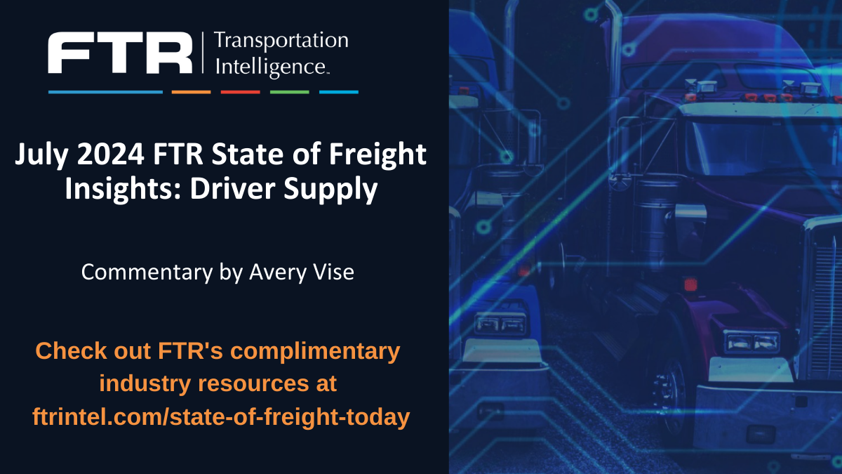 Is Excess Driver Capacity a Chronic Reality? A Nascent Truck Market Recovery Might Slow Progress Toward a Rebound