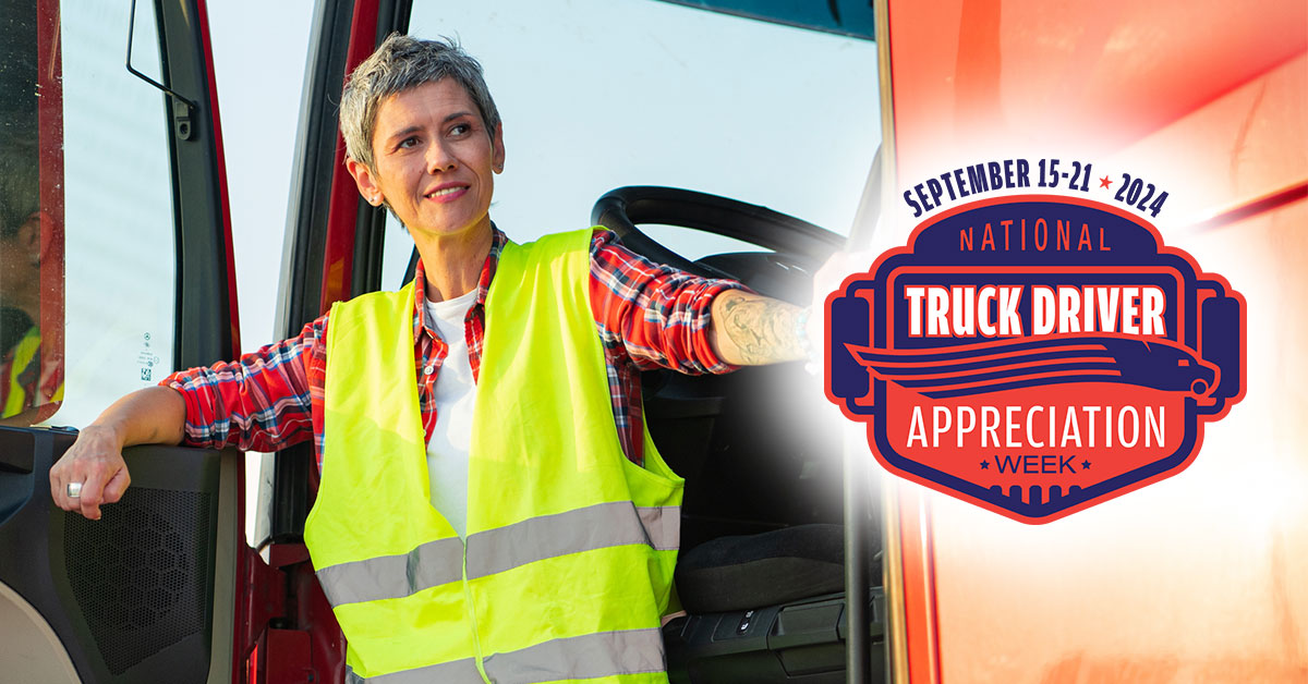 Thank You Professional Truck Drivers!
