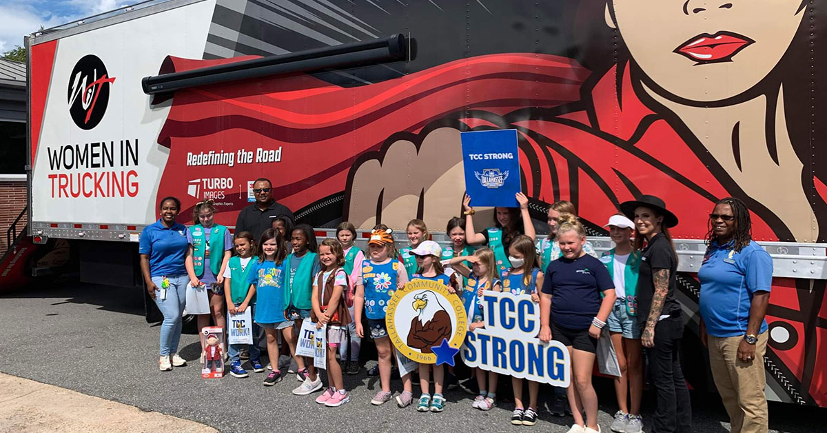 Tallahassee Community College Empowers Girl Scouts to Learn About Trucking